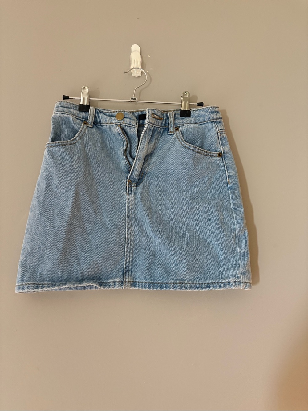 Forever 21 Light Blue Denim Mini Skirt